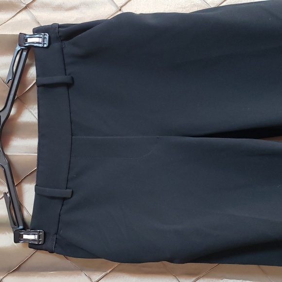 EUC- H&M Tuxedo Stripe Ponte Knit Pull On Skinny Dress Pant - Picture 3 of 7